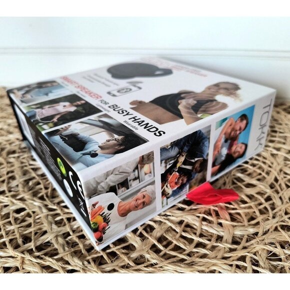 TOKK Hands-Free Bluetooth Speaker, Magnetic Take Calls Play Music Voice Calling - Picture 2 of 10